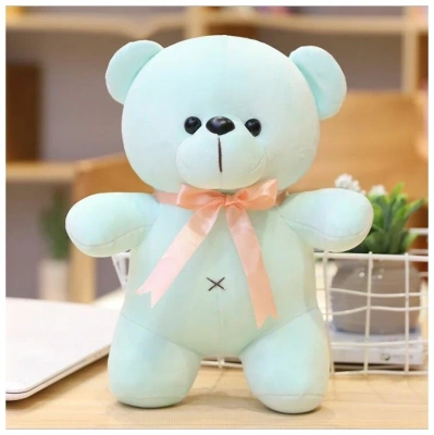 Игрушка Мишка цветной велюровый 30 см. средний арт. 56316