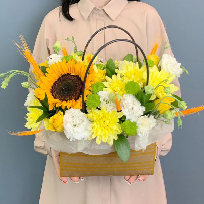 х Сумочка с подсолнухом арт. 66999